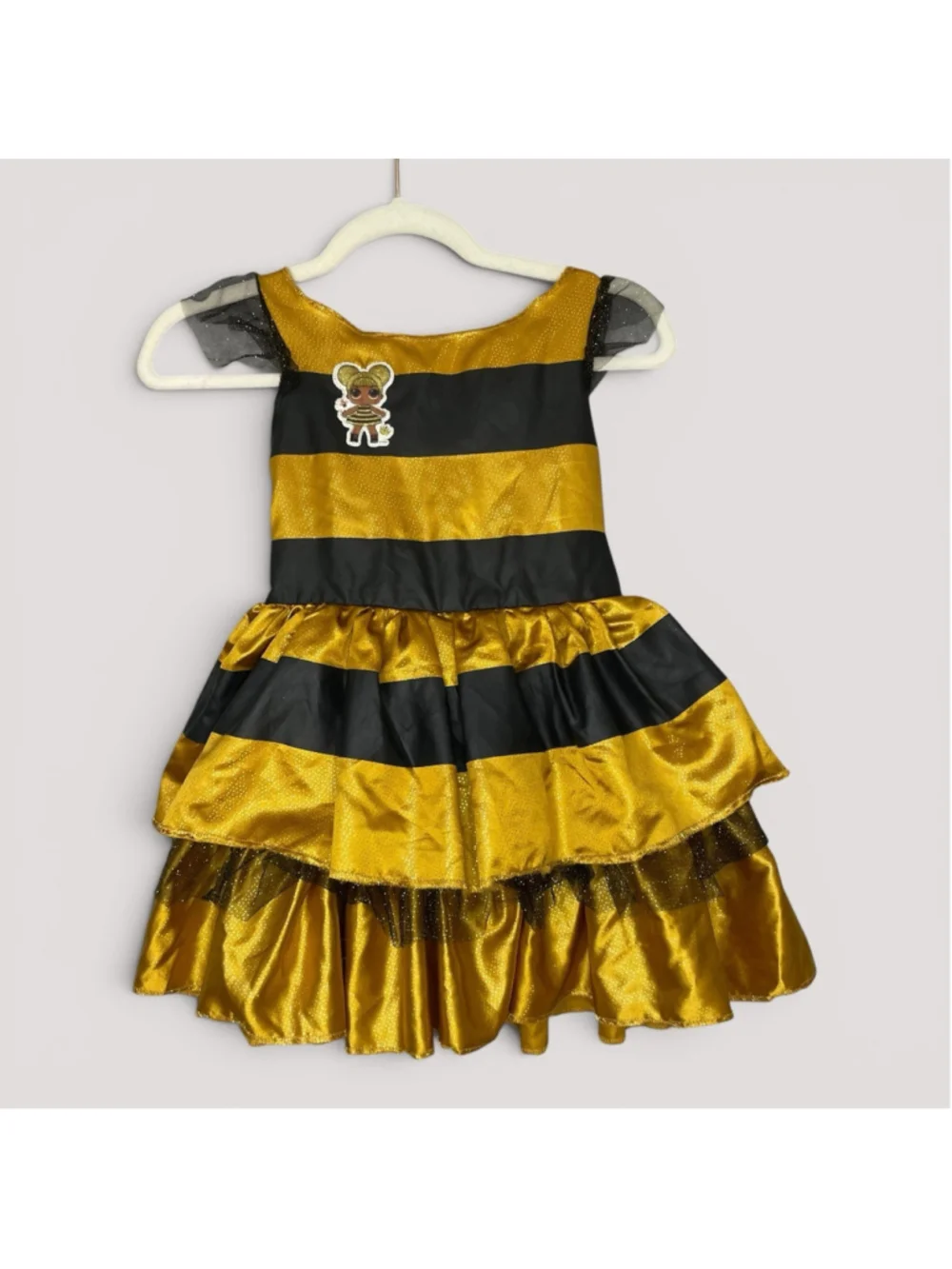 LOL Surprise Queen Bee Halloween Costume Dress Girls Size 6 6X Bee Costume